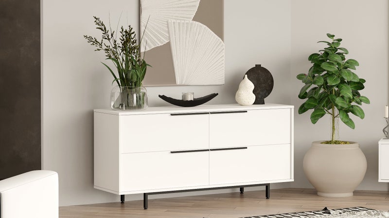 Home Canvas كونسول سنوفايل من هوم كانفاس، أبيض - Image 3